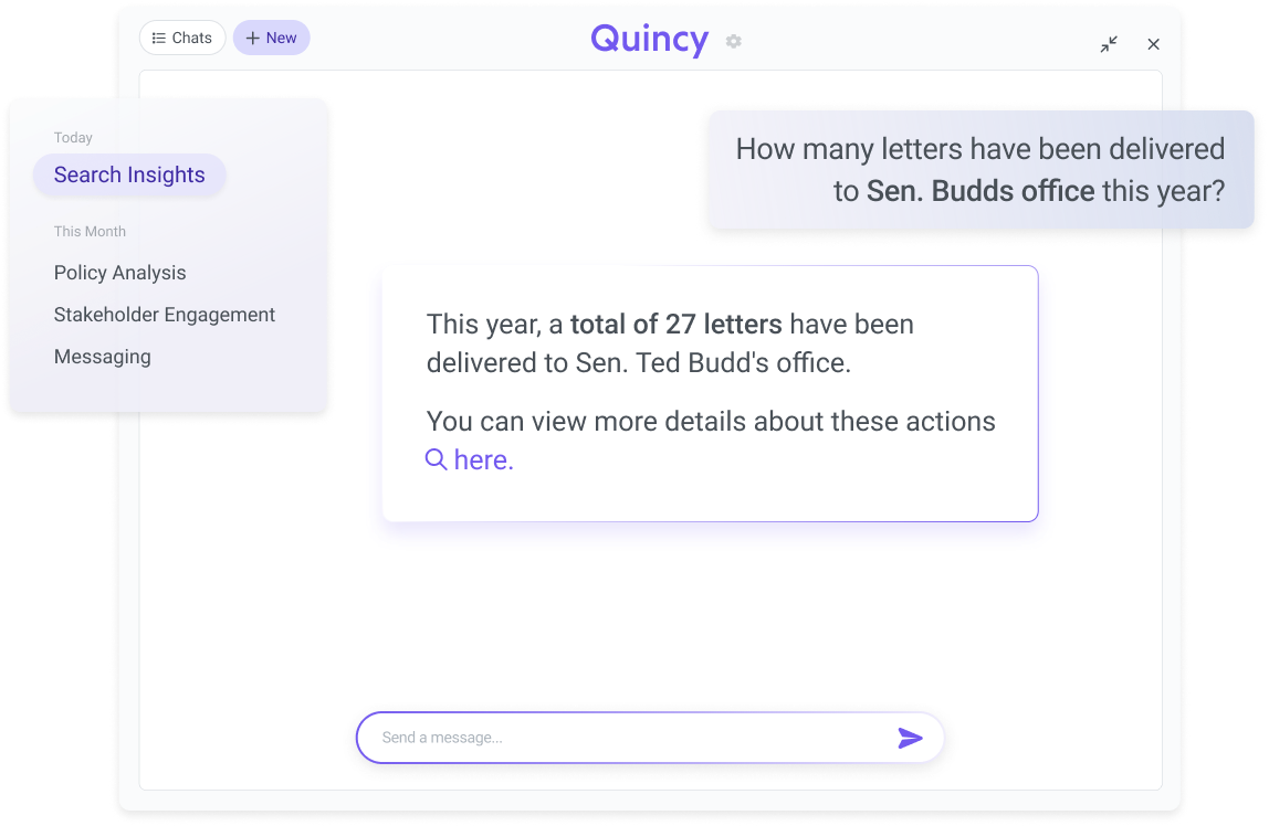 Quincy AI Assistant – State Intelligence