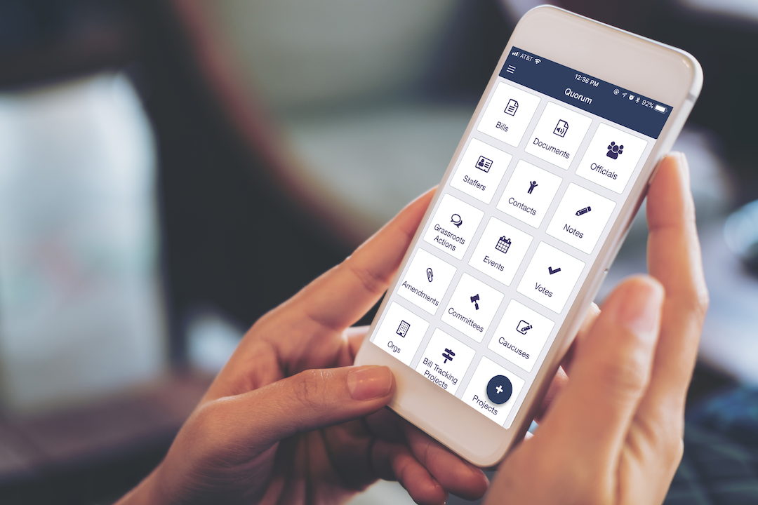 Engine Manages Legislative Monitoring and Engagement with Quorum