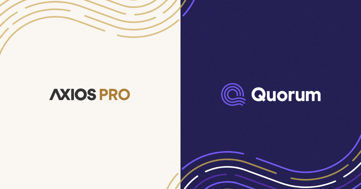 Quorum and Axios Partner to Provide All-in-One Access to Policy Content and Advocacy Tools