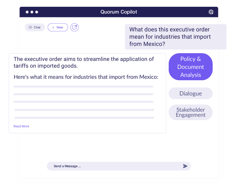 Quorum Copilot product features