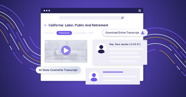 Quorum Sets New Industry Standard with AI-Powered State Committee Transcripts with Nationwide Coverage