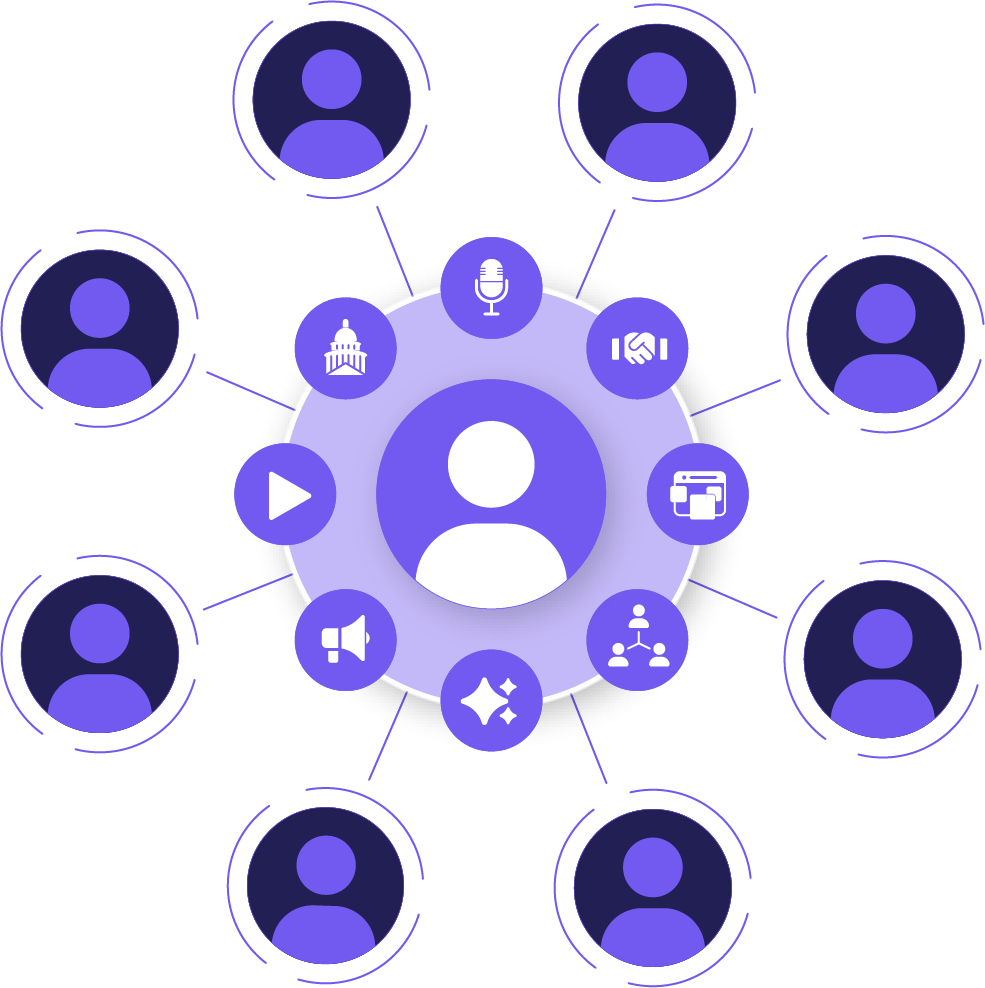 Segmented policy influencer audience