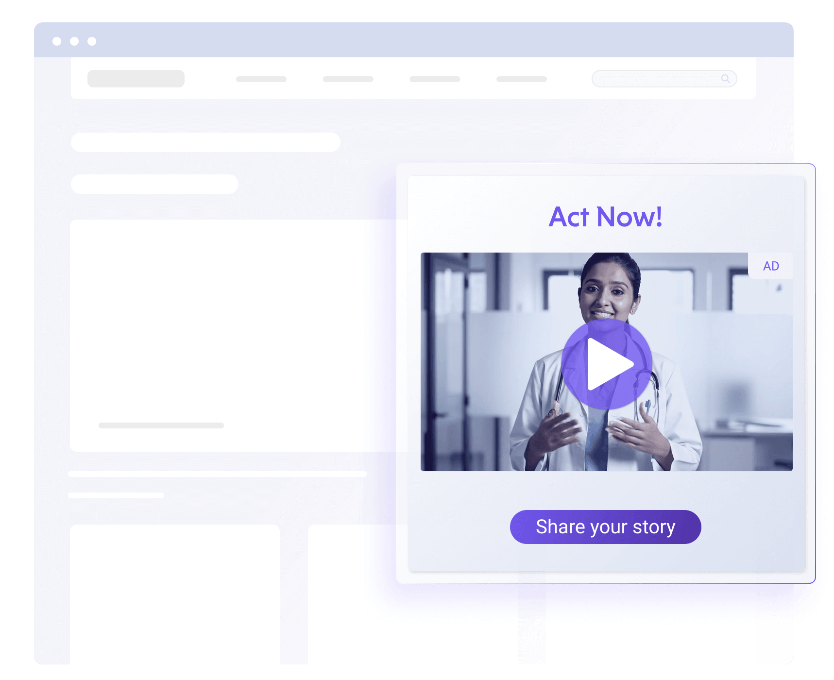 Grassroots advocate video turned into a targeted digital ad