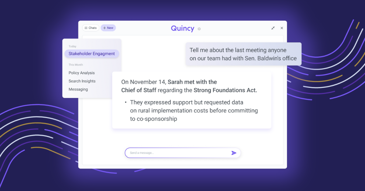 From Fragmented Data to Strategic Influence: Unifying Your Institutional Intelligence with Quincy’s Latest Enhancements 