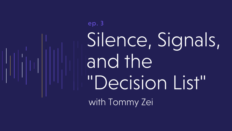 Silence, Signals, and the “Decision List”