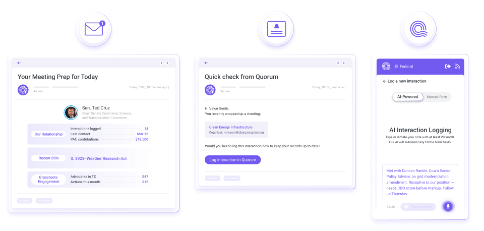 AI Meeting Prep That Keeps Government Affairs Teams Aligned