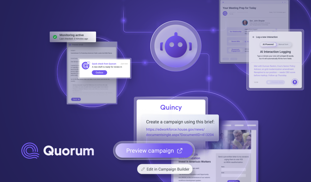 Meet the Agents: How Quorum Is Reimagining Public Affairs Work With Agentic AI